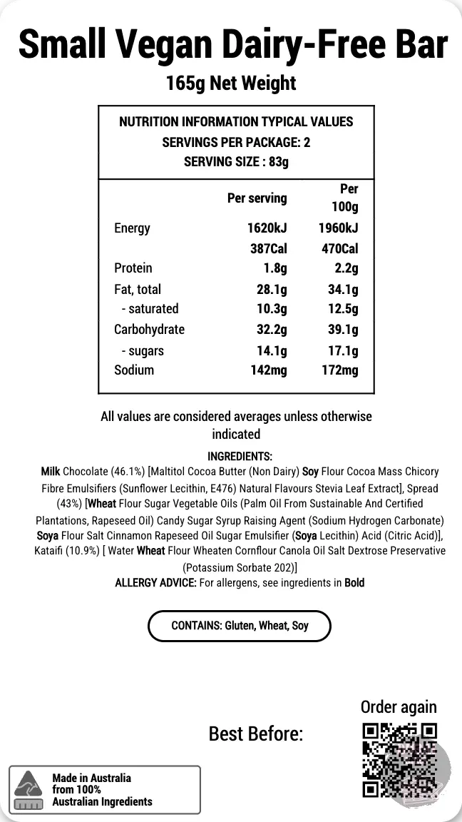 VEGAN and DAIRY-Free Chocolate Bar Dubai Bars