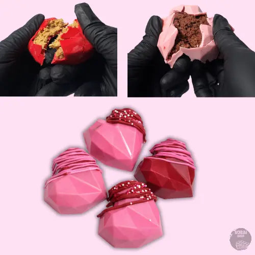 Chocolate hearts box Dubai Bars  